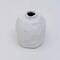 Decorative Handcrafted Ecomix Textured Vase In White Color